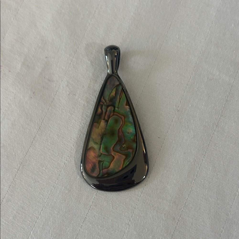 Lia Sophia Iridescent Teardrop Necklace